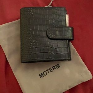 Moterm A7 Pocket Planner Croc Black
